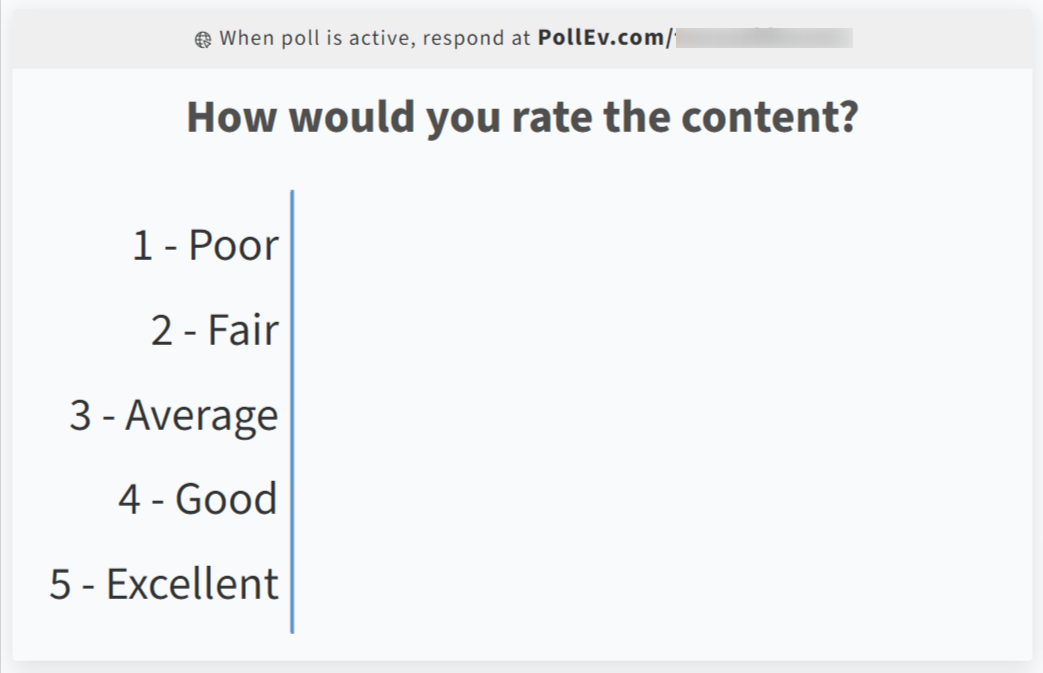 An image showing how presenters can gather feedback during the employee training session.