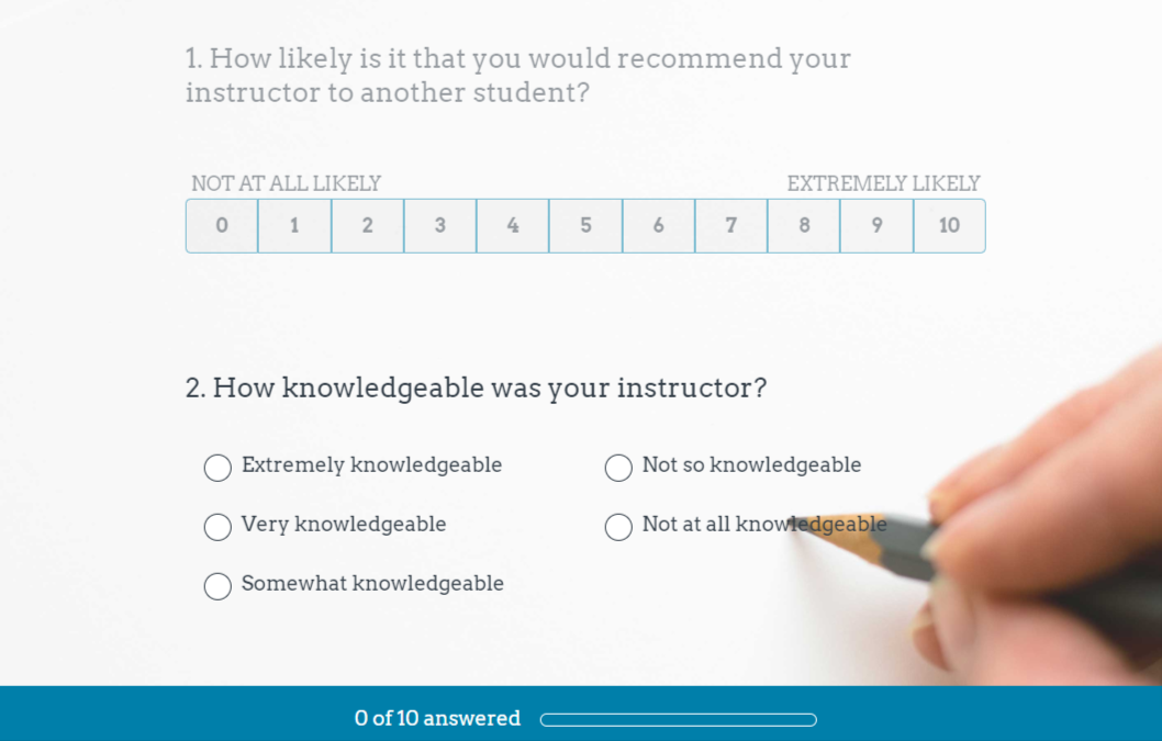 SurveyMonkey's quiz maker tool.