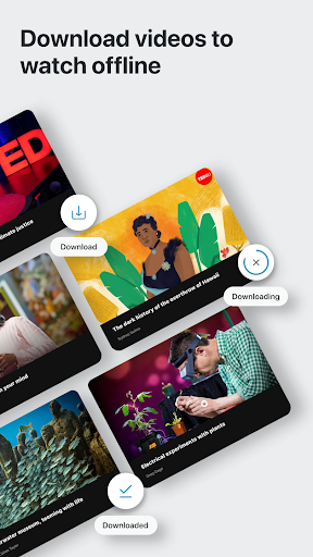 An image of the TED app on Google Play Store.