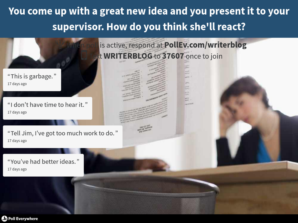 interactive presentation idea company culture
