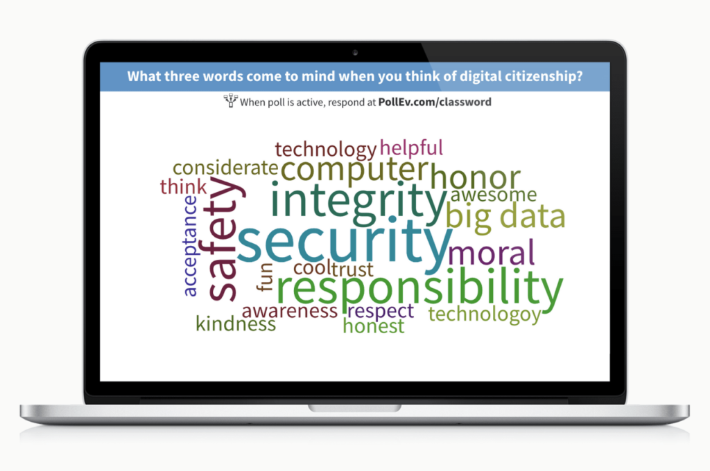 Poll: What comes to mind when you think of digital citizenship?