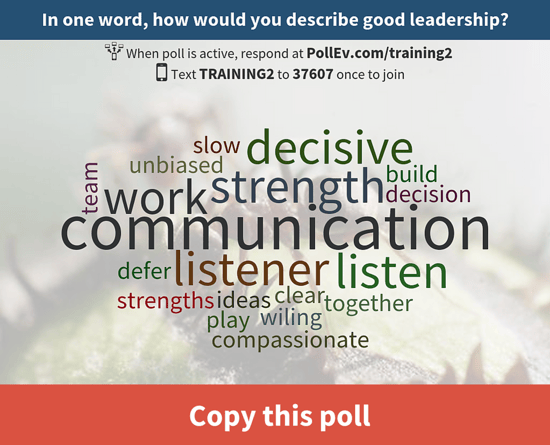 word cloud poll you can copy into your account