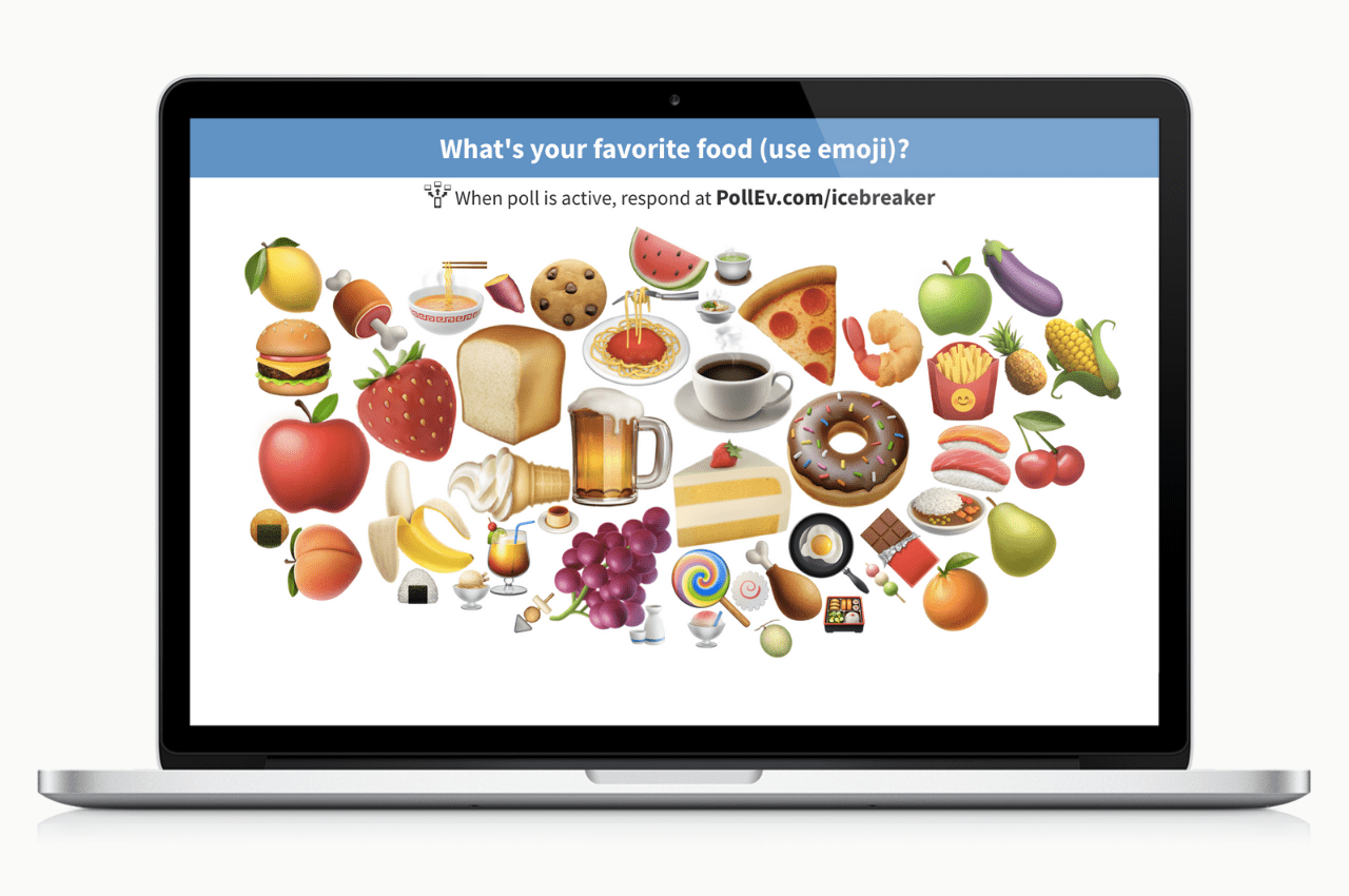 examples of interactive powerpoint presentations Poll: What's your favorite food (use emoji)?