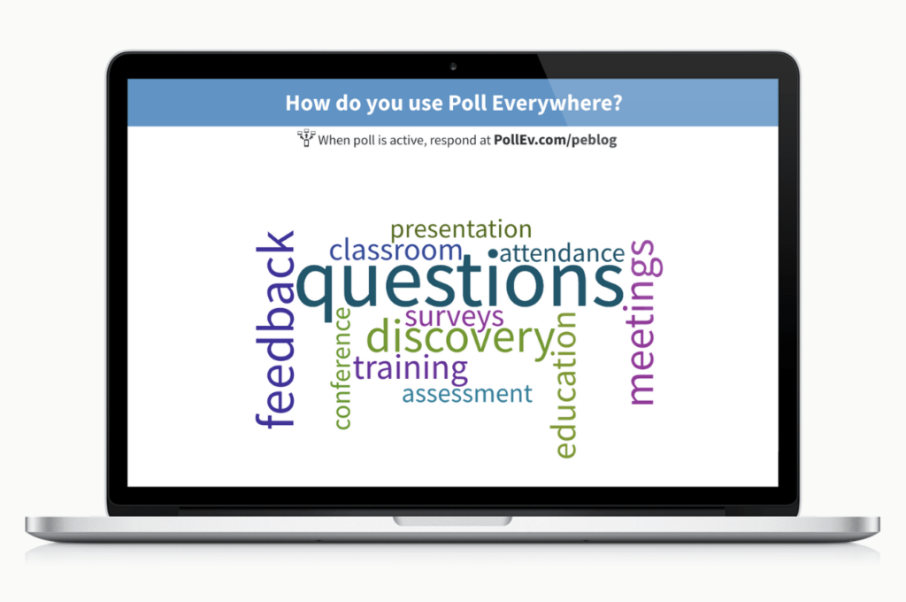 presentation word cloud Poll: Why do you use PE?