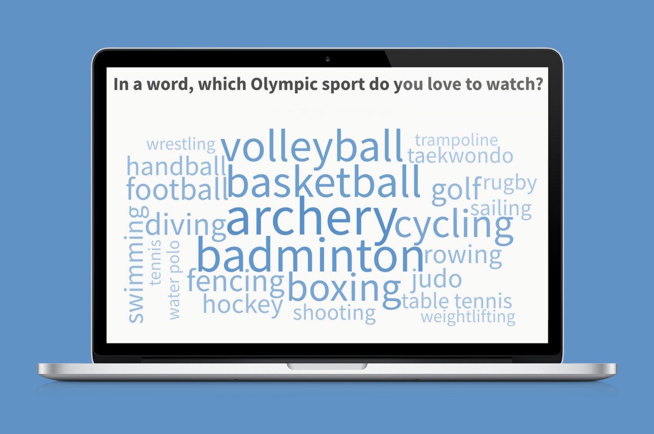 In a word, which Olympic sport do you love to watch?