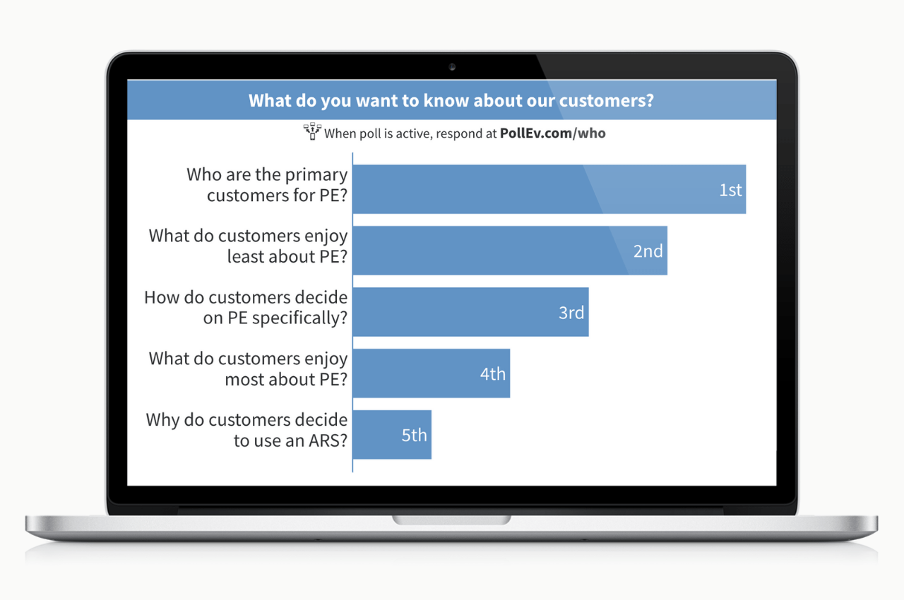 examples of interactive powerpoint presentations Poll: What do you want to know about PE users?