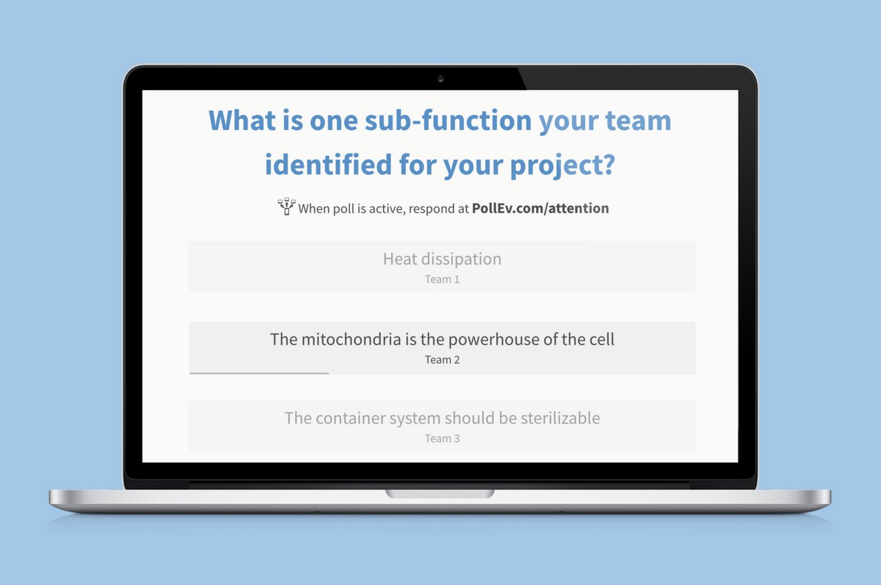Which is one sub-function your team identified for your project?