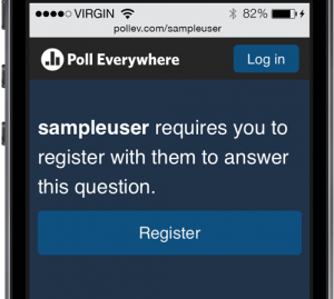 mobile device voting registration required