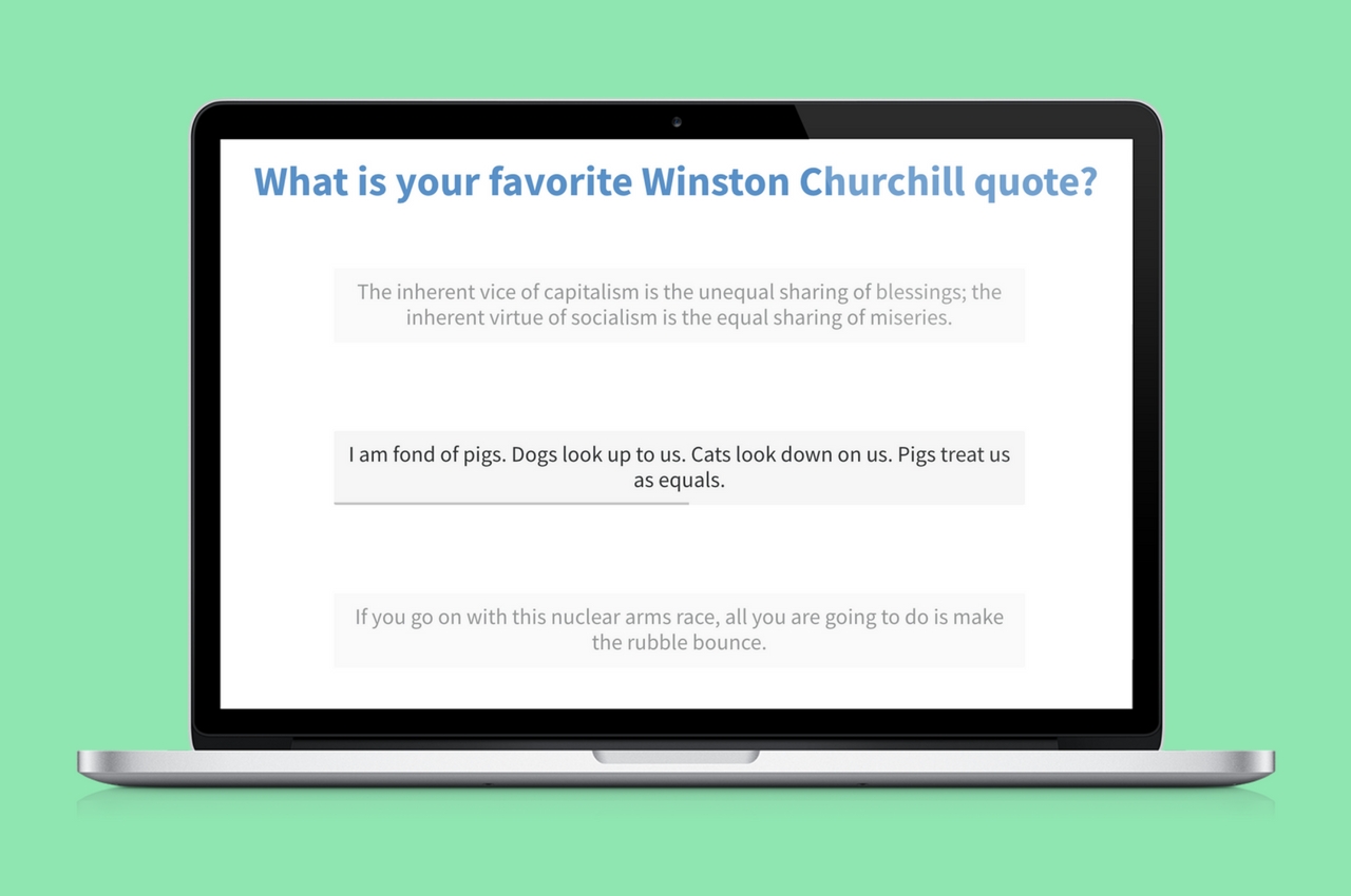 Showcase individual audience responses with Spotlight