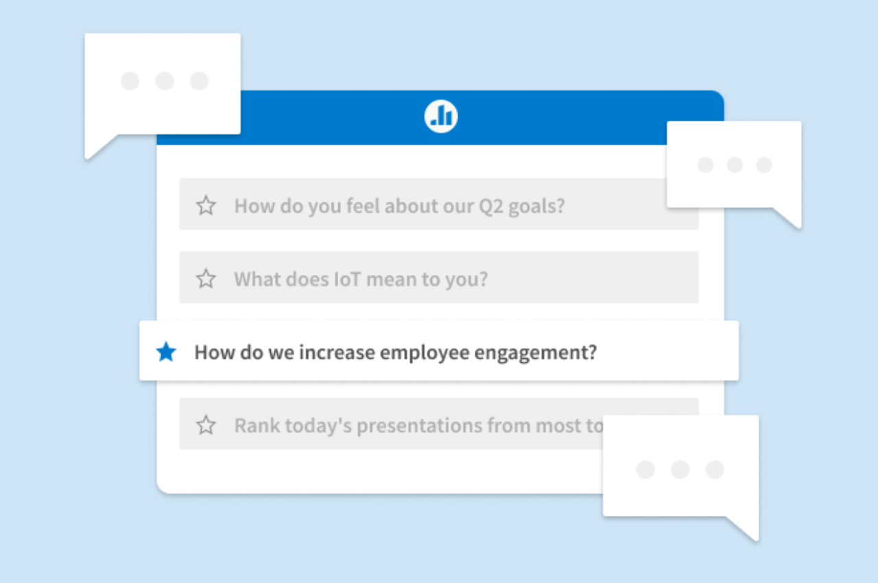 poll everywhere employee engagement activity